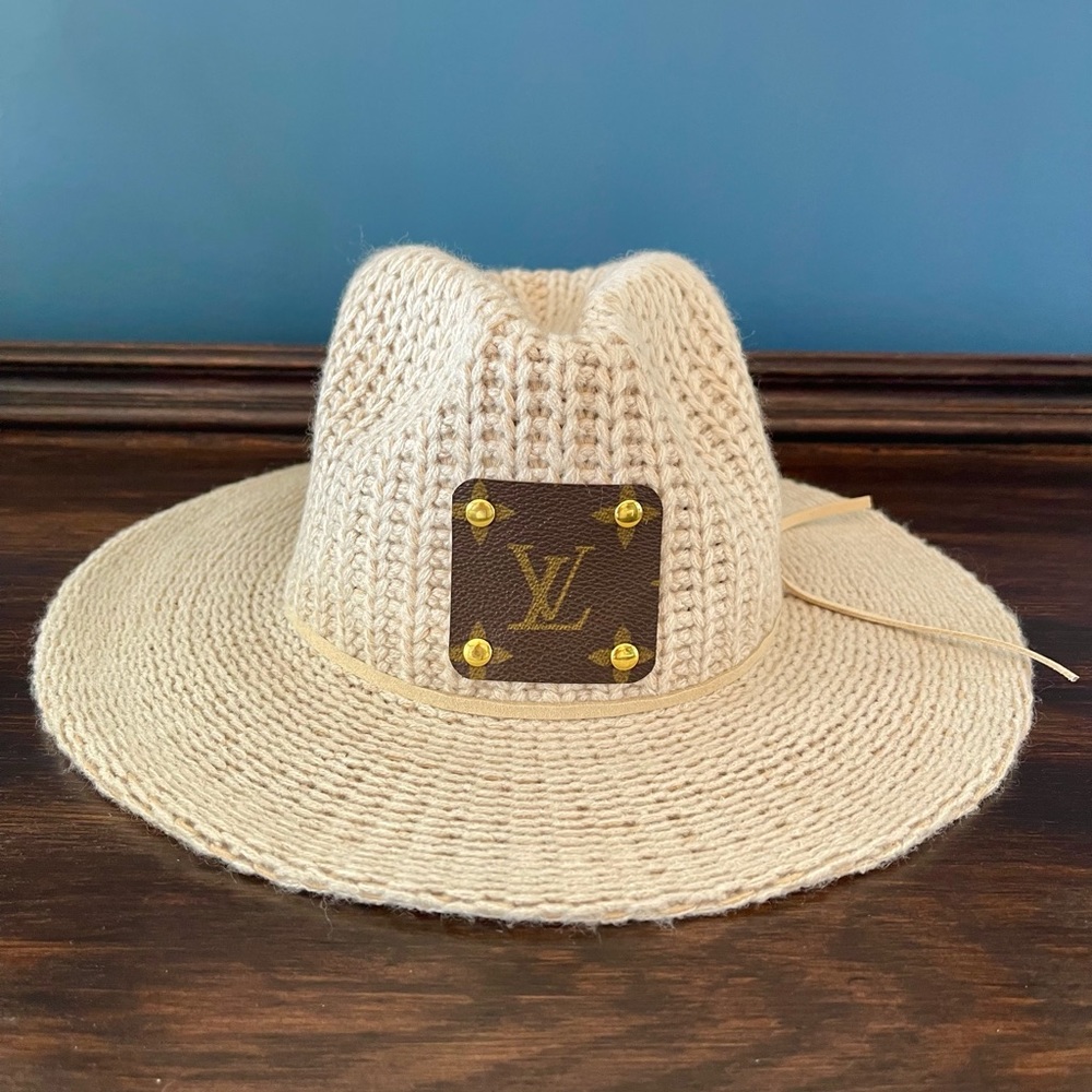 Rubbed Knit Panama Hat